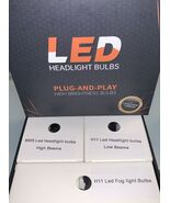 For Honda Accord Coupe 2-Door 08-12 LED Headlight Hi/Lo Beam Fog Light B... - $83.25 CAD