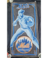 NY New York Mets Beach Towel 52x26&quot; MLB Officially Licensed Genuine Merc... - £15.76 GBP