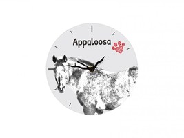 Appaloosa, Free standing MDF floor clock with an image of a horse. - $17.99