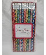 Vera Bradley Paper Wrapped Pencils Set Of (10) Take Note Collection - $228.56 MXN