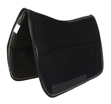 Horse Equine Trail Dressage Show English SADDLE Pad Anti-Slip Black Tack... - £32.74 GBP