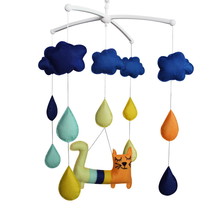 Blue Baby Crib Mobile Nursery Decoration Baby Musical Mobile for Boys and Girls; - £64.25 GBP