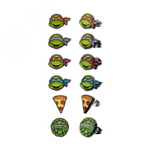 Teenage Mutant Ninja Turtles Icons Earrings 6-Pair Set Multi-Color - £21.22 GBP