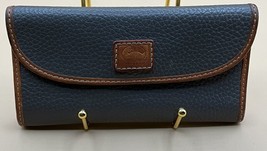 Vintage Classic Leather Grey/Brown Dooney &amp; Bourke Snap Wallet - $38.12