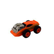 Vintage 1991 Matchbox Hot Foot Racers 3.5&quot; Orange Toy Car - £7.83 GBP