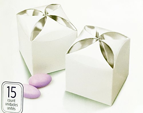 Wilton Favor Box, White Silver Petal - $3.80