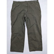 Duluth Trading Co Mens Chino Pants Size 42x30 Olive Green Cotton - £19.03 GBP