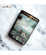 Early 20th Century Cigarette Holder Vintage Image On Silk Smoking Item - $844.25 MXN