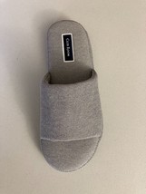 Club Room Men&#39;s Cushioned Bed Slides in Chambray Stipes-Medium 8-9 - £17.55 GBP