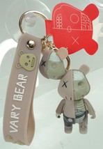 Rekodoll Vary Bear Gray Little Hero Anatomy Series Keychain Key Ring - New - £9.74 GBP