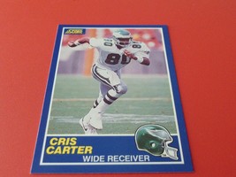 1989 Score # 72 Cris Carter Rookie Gem Mint !! - £27.48 GBP