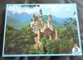 Rare Vintage Schmidt Neuschwanstein Castle 1500 Piece Puzzle 02668 832x5... - £22.38 GBP