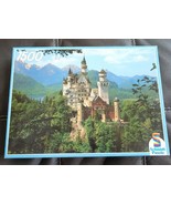 Rare Vintage Schmidt Neuschwanstein Castle 1500 Piece Puzzle 02668 832x5... - £22.40 GBP