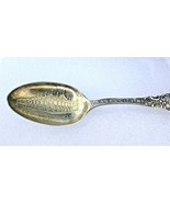 Souvenir Spoon New Convention Hall Kansas City Sterling Silver Alvin 1900 - $57.12 CAD
