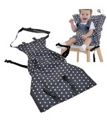 Seat Sac Baby Travel Harness Seat Travel High Chair for Babies Gray Star... - $400.90 MXN