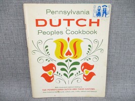 Pennsylvania Dutch Peoples Cookbook Lillie Lustig Amish Recipes 1968 Vintage - £11.22 GBP