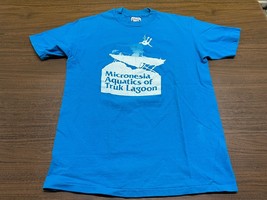 VTG Micronesia Aquatica of Truk Lagoon “Wreck Diver” Men’s Blue T-Shirt ... - £19.97 GBP
