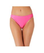 MSRP $20 California Waves Metallic Hipster Bikini Bottoms Pink Size Large - $54.48 MXN