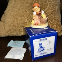 HUMMEL VINTAGE “Chick Girl” #417 HUM 57/2/0 MINT condition Blue Box FS COA - $29.68