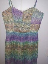 JACK LADIES ADORABLE SLEEVELESS SHEER LINED MINI-DRESS-8-NWOT-SPAGHETTI ... - $9.49