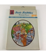 Susie Scribbles Nursery Tales Tape Crayons Pad Reward Stickers Vintage 80s - $40.55 CAD