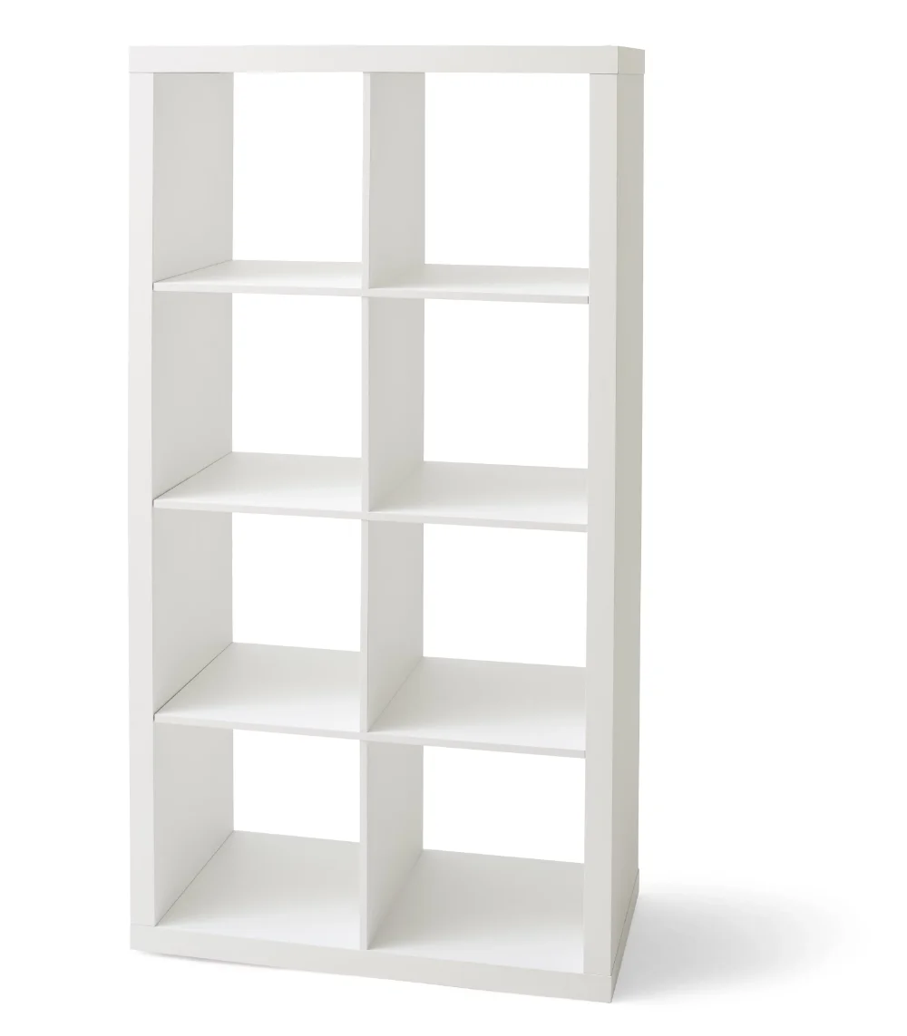 8-Cube Storage Organizer, White Texture - £124.73 GBP