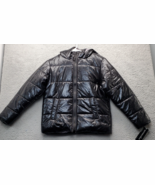 Rothschild Puffer Jacket Youth XL Black Hooded Pouch Pockets Long Sleeve... - $923.47 MXN