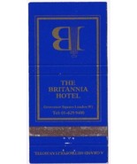 Matchbook Cover The Britannia Hotel Grosvenor Square London England UK - £2.86 GBP