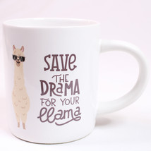 Save The Drama For Your Llama Coffee Mug By Manna Hipster 14 oz Tea Cup Mug - $9.75