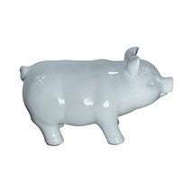 Large Ceramic Pig - Centerpiece, Farm Decor, Rustic Collectible - £29.00 GBP