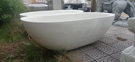 Stone Bathtub-Marble Bathtub-Hand Carved bathtub-Classy and Luxurious-Na... - £7,080.32 GBP