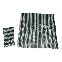 Longaberger Green Stripped Fabric Napkin Set Of Two Heritage Basket Line... - $23.36