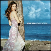 CELINE DION &quot;A NEW DAY HAS COME&quot; 2002 PROMO POSTER/FLAT 2-SIDED 12X12 HT... - $22.49