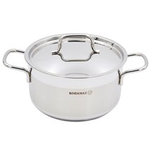 Korkmaz Alfa 2 Piece 4 Liter Stainless Steel Casserole Dish with Lid - $132.49