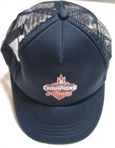 Atlanta Braves 2021 World Champions Trucker Baseball Cap Black Mesh Snapback - £9.07 GBP