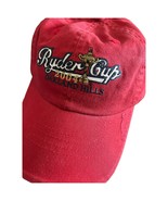 Slazenger Ryder Cup 2004 Oakland Hills Hat Adjustable Cap Red - CLEAN! - $18.85