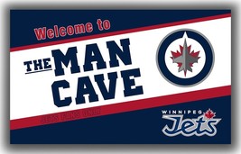 Winnipeg Hockey Team Memorable Flag 3x5ft Jets Fan Man Cave  - $18.00