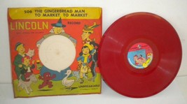Lincoln Records # 506 ~ 78 RPM Record ~ The Gingerbread Man ~ Red Vinyl Picture - £12.77 GBP