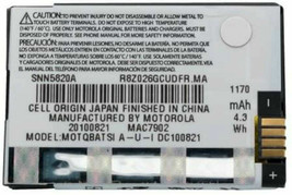 OEM Motorola BT61 Phone Battery SNN5820A for Charm MB502 Citrus WX445 V323i - $13.53