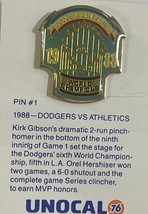 Los Angeles Dodgers 1988 World Series Champions Unocal 76 Hat Pin Vintage - $9.74