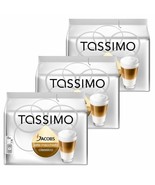 TASSIMO: Jacobs LATTE MACCHIATO-Coffee Pods 3 pack/24 drinks -FREE SHIP - £38.82 GBP