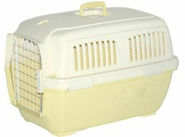 NEW Marchioro Clipper Cayman Small Pet Carrier 7-22lbs Tan/Yellow Travel Cat Dog - £26.24 GBP