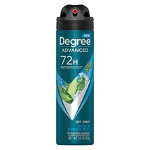 Degree, Men Advanced Antiperspirant Deodorant Dry Spray Sage & Ocean Mist, 3.8 O - £16.02 GBP