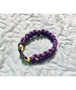 Paracord Rope Handmade 9 Inch Bracelet Purple - $8.00