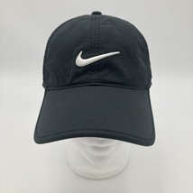 Nike Golf Black Baseball Cap Hat Women&#39;s Mesh D Al Housie - £7.82 GBP