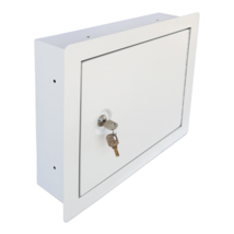 OPEN BOX Heavy-Duty In-Wall Safe with Key Lock for Secure Storage, Wall ... - $69.98