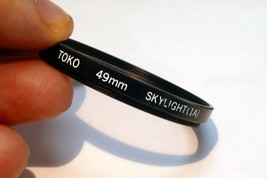 Toko  49mm Lens  Filter 1A skylight Sky warming - $16.41