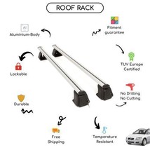 Bare Roof Rack Cross Bars Set for Volvo V50 Sedan 2004 - 2011 - £131.51 GBP