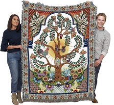 Our Lady Of Guadalupe Tree Of Life Arboles De La Vida Blanket - Catholic - £62.93 GBP