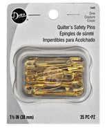 Dritz 1-1/2 Inch Quilters Brass Safety Pins 1465 - $9.44 CAD